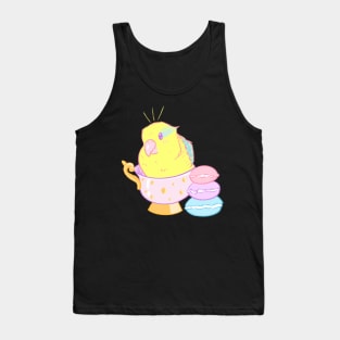 Yellow Parrotlet Tea Party Tank Top